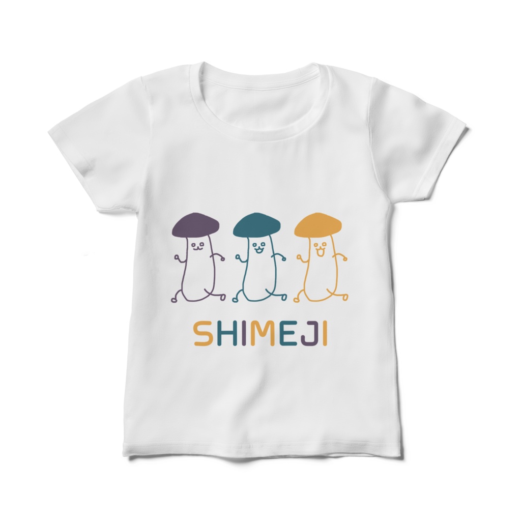 濃いしめじTシャツ レディース