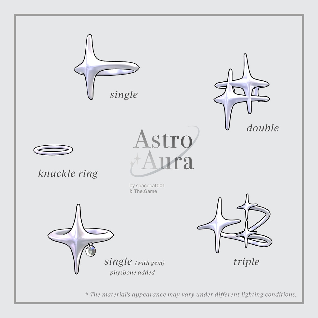 「VRC想定」Ring Set - COSMIC