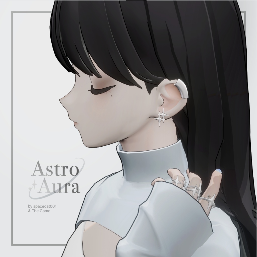 「VRC想定」Ear Accessories Set - COSMIC