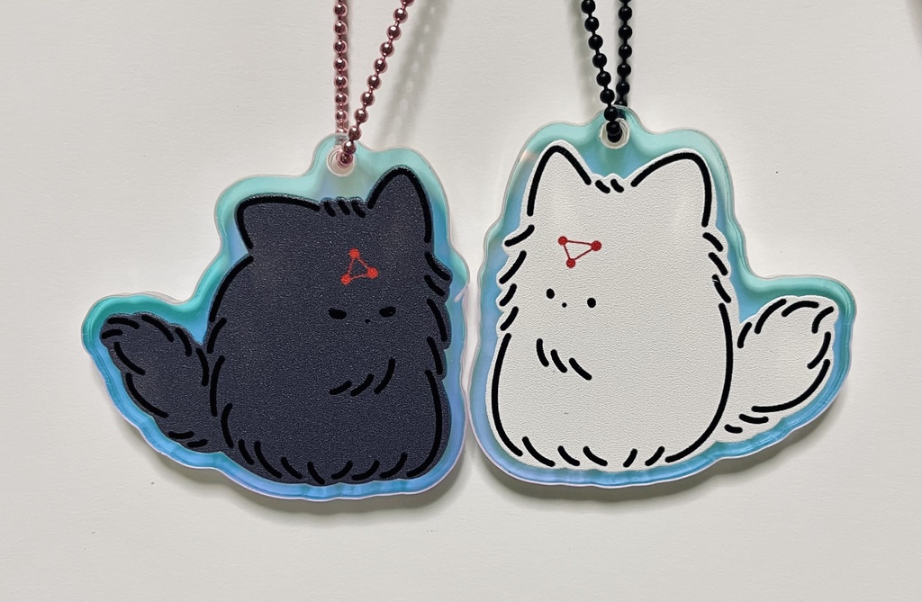 もふ犬アクリルキーホルダー