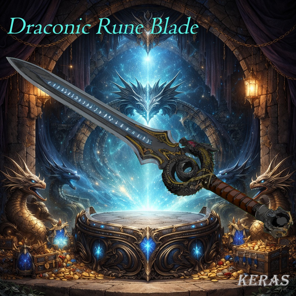 【Fantasy Sword Vol.01】ドラゴニック・ルーンブレイド