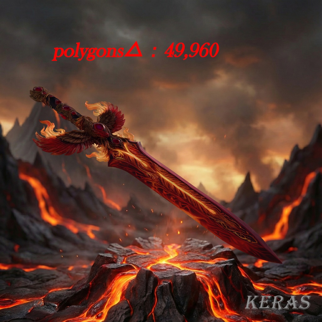 【Fantasy Sword Vol.04】クリムゾン・フェニックスエッジ