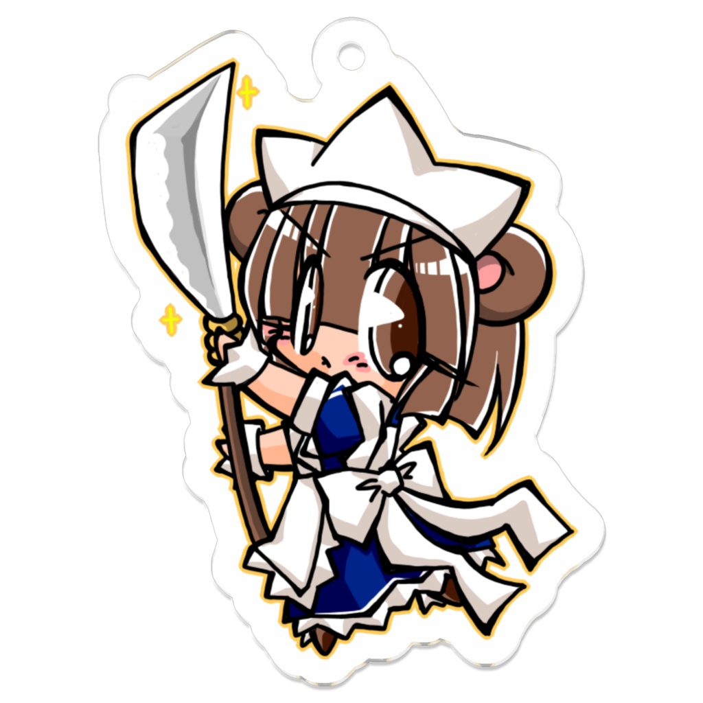 武闘派メイドさんアクリルキーホルダー（2024.夏）
