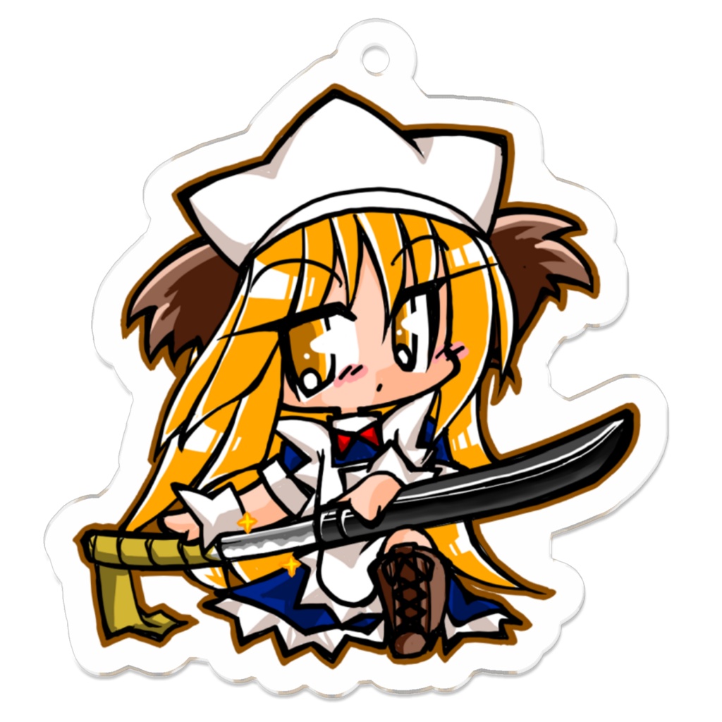 武闘派メイドさんアクリルキーホルダー(2025.冬)