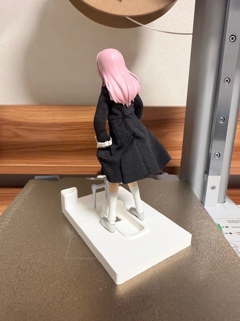 【新モデル】 1/12スケール 女子トイレ 和式トイレ Figma 3Dプリンター造形品