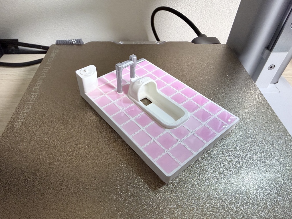 【新モデル】 1/12スケール 女子トイレ 和式トイレ Figma 3Dプリンター造形品