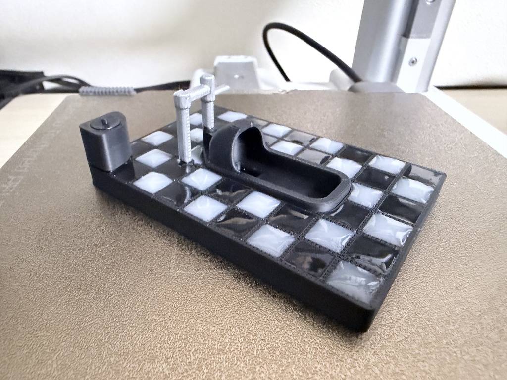 【新モデル】 1/12スケール 女子トイレ 和式トイレ Figma 3Dプリンター造形品 ブラック Edition