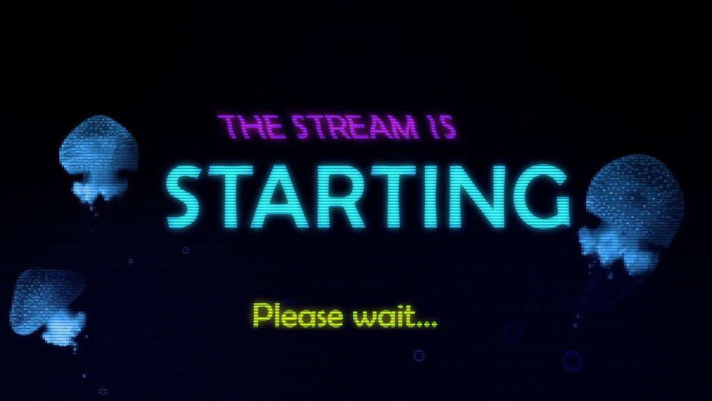 【配信画面】海中ホロくらげ【Starting&Ending】