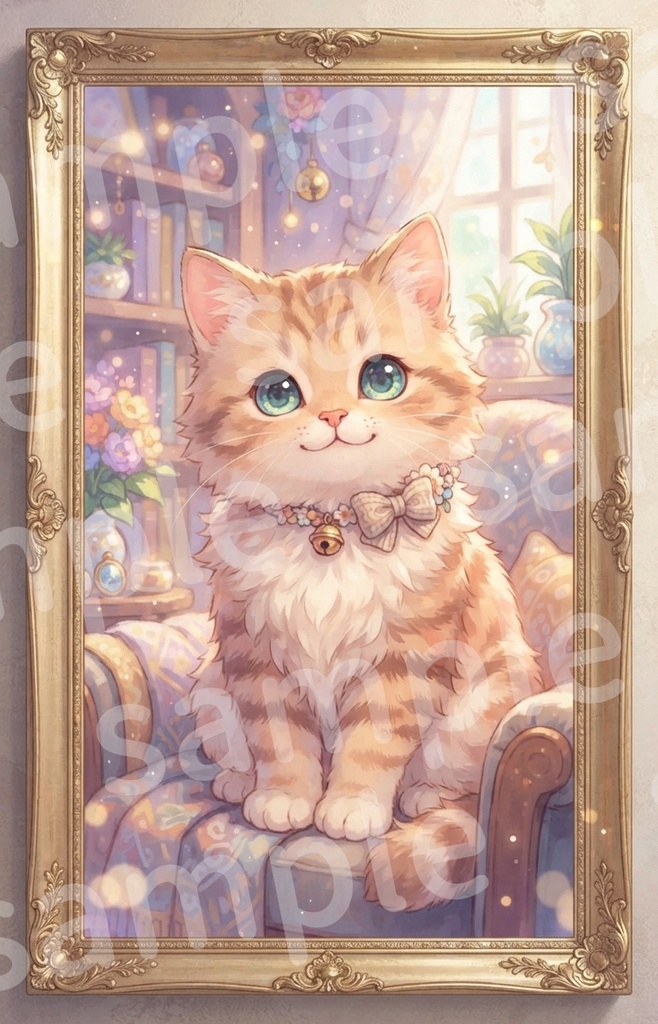 【AI生成】猫（イラスト風）｜商用利用OK｜15枚セット