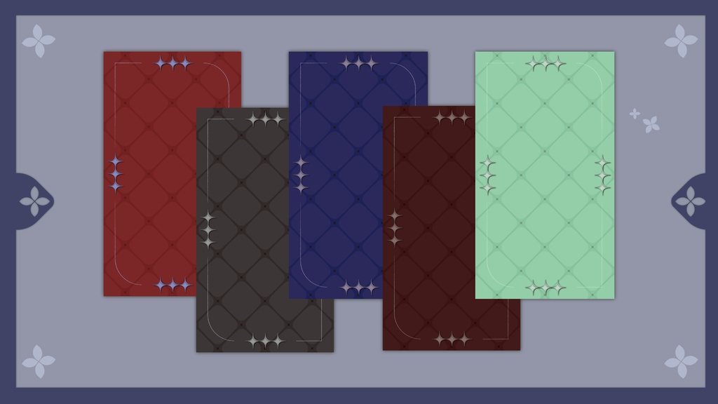 シンプルクラシックな縦型素材