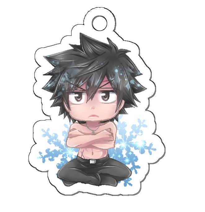 ジュビア&グレイ 連結アクリルキーホルダー