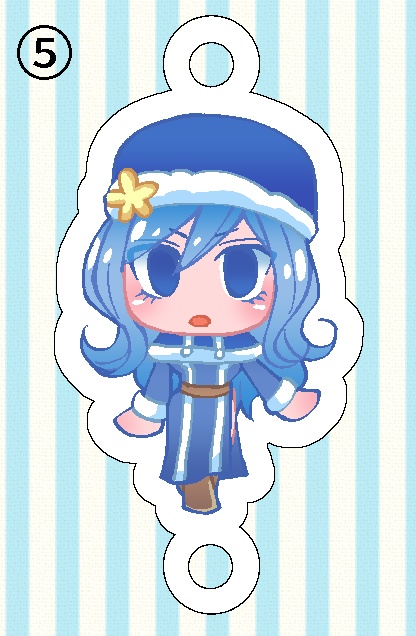 ジュビア連結アクリルキーホルダー