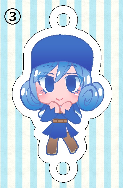 ジュビア連結アクリルキーホルダー