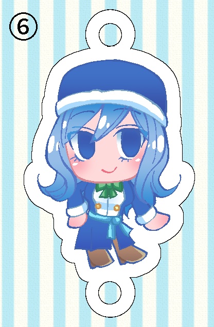 ジュビア連結アクリルキーホルダー