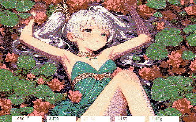 PC-8801mk2SR用画像詰め合わせ「女性キャラクタ」(FDイメージ45枚、画像計270枚）