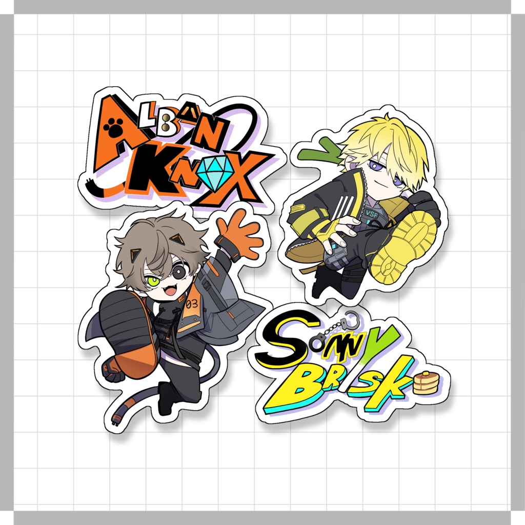 Wan-Nyan Stickers Set