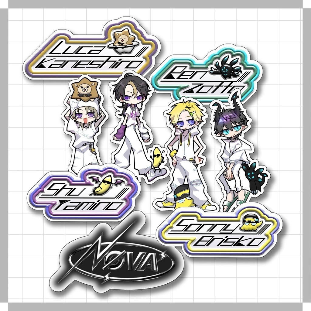NØVA Sticker set