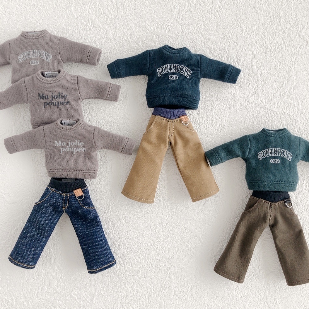 【ob11】ロゴスウェット+ワイドパンツD