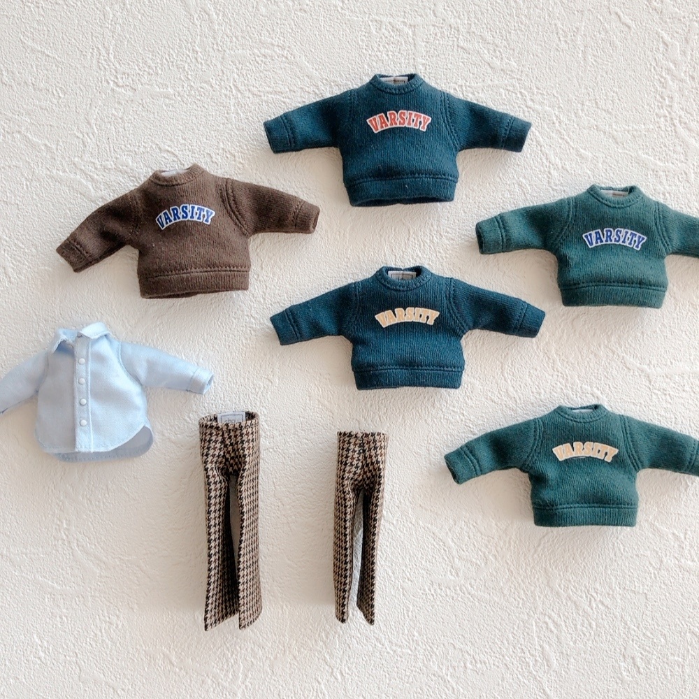 【ob11】チェックのスラックスのセット