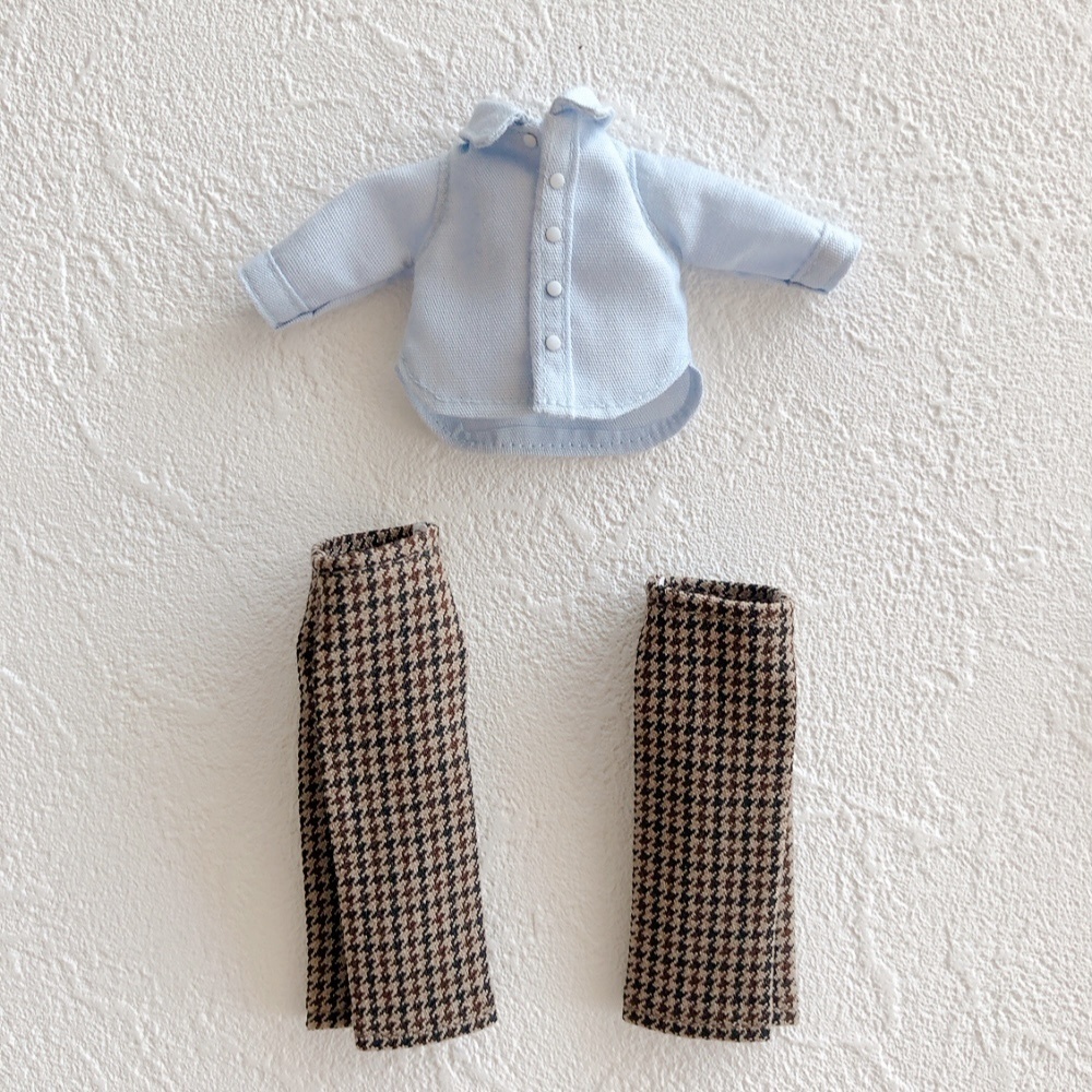 【ob11】チェックのスラックスのセット