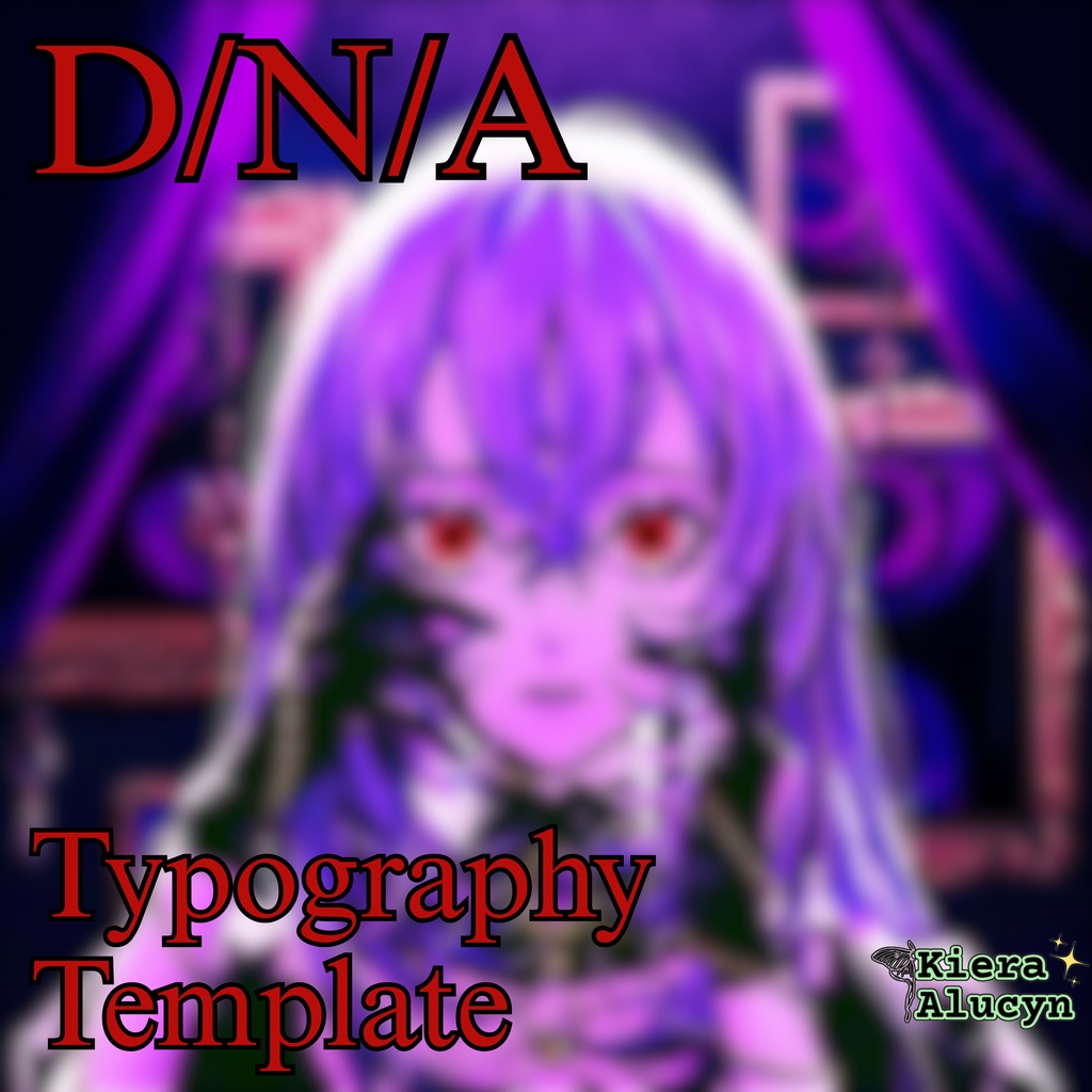 D/N/A【Azari, Project Sekai】Kinetic Typography Template (Short Cover)