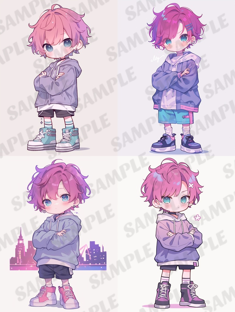 🐰数量限定🐰男の子のアイコン《4枚セット》