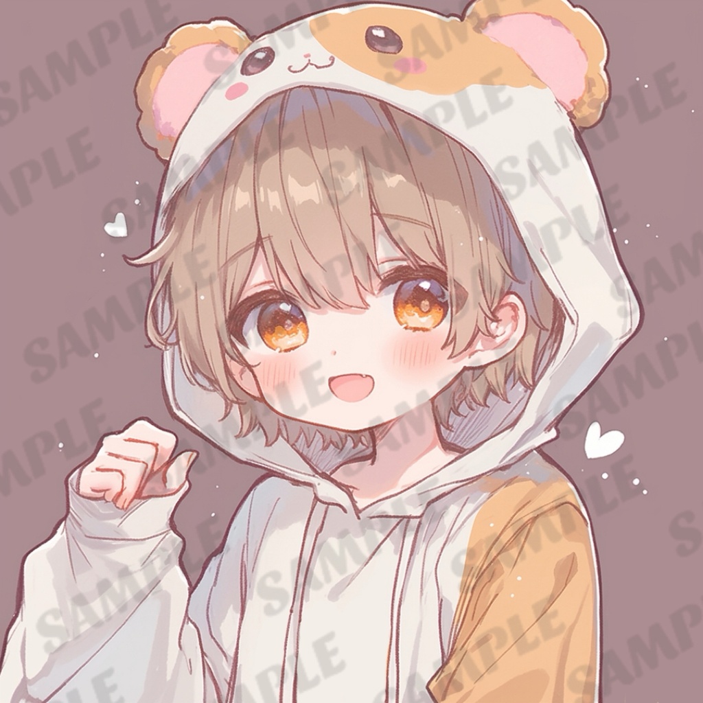 ハムスターの着ぐるみ/男の子