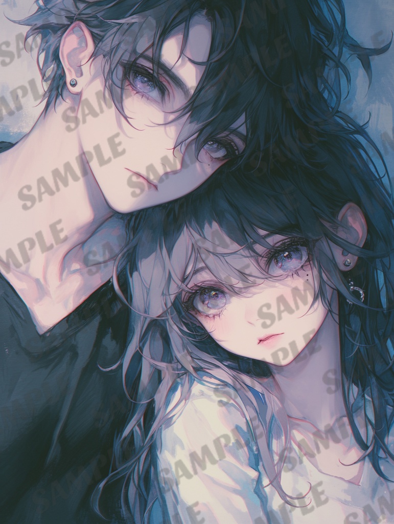 男女のペア画
