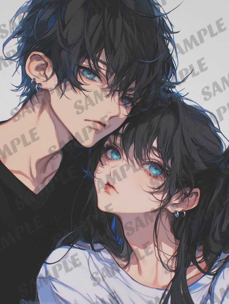 男女のペア画