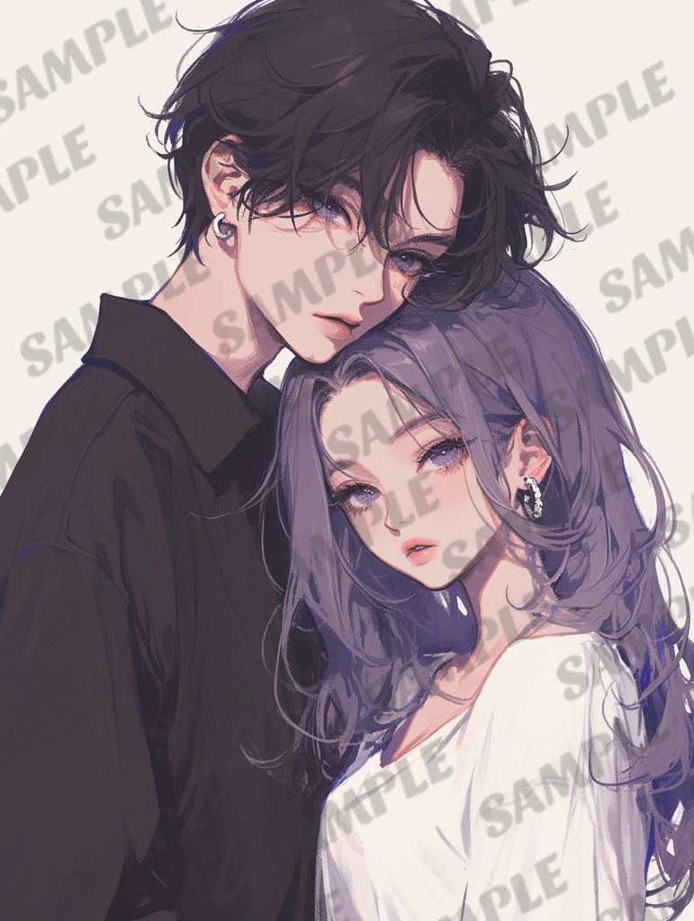 男女のペア画