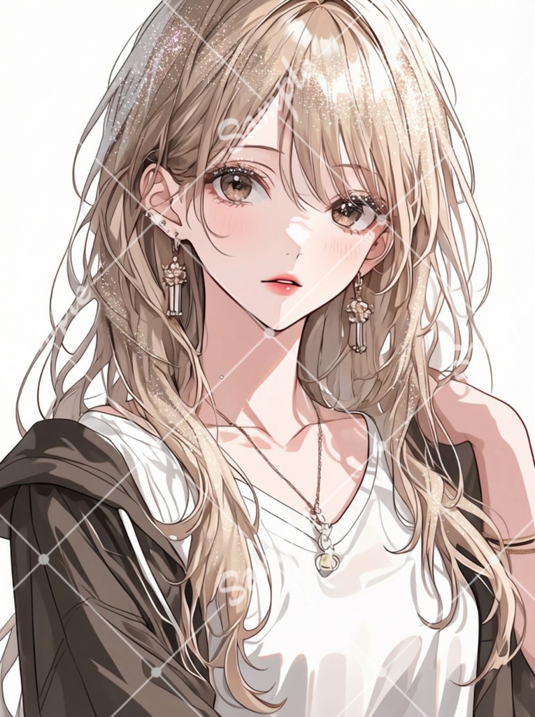 《2枚セット》女の子アイコン【SNS用のアイコンにおすすめ】