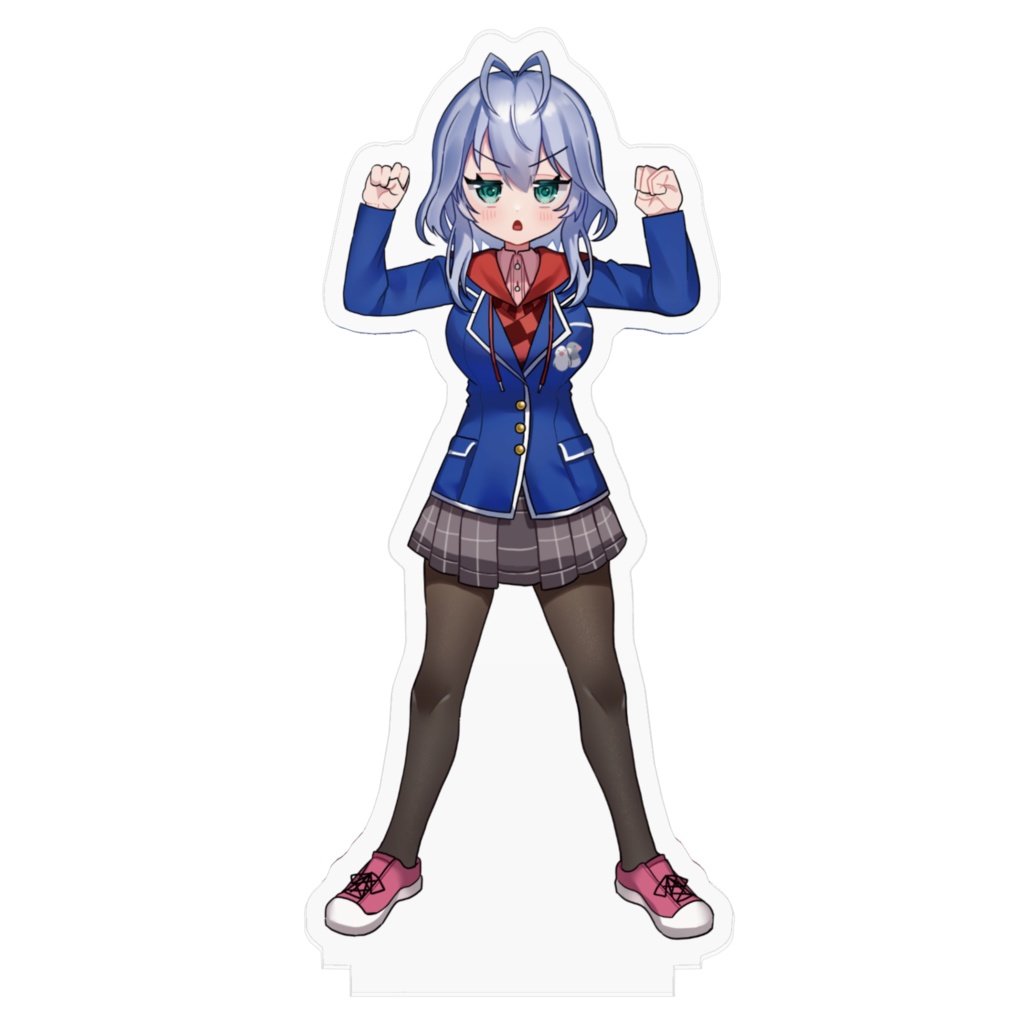 結城みくろの奇しくも同じ構えアクリルフィギュア-ジト目ver-