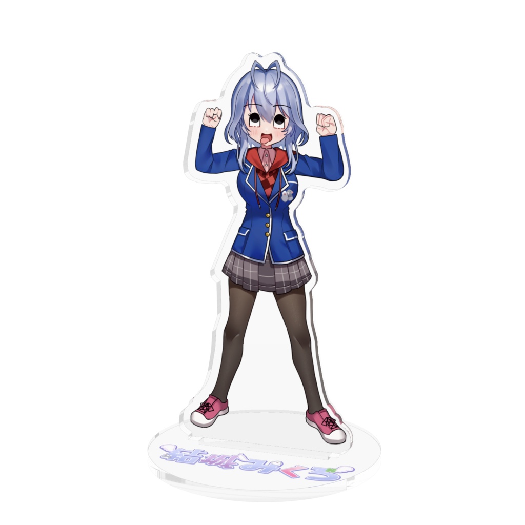 結城みくろの奇しくも同じ構えアクリルフィギュア-アヘ顔ver-
