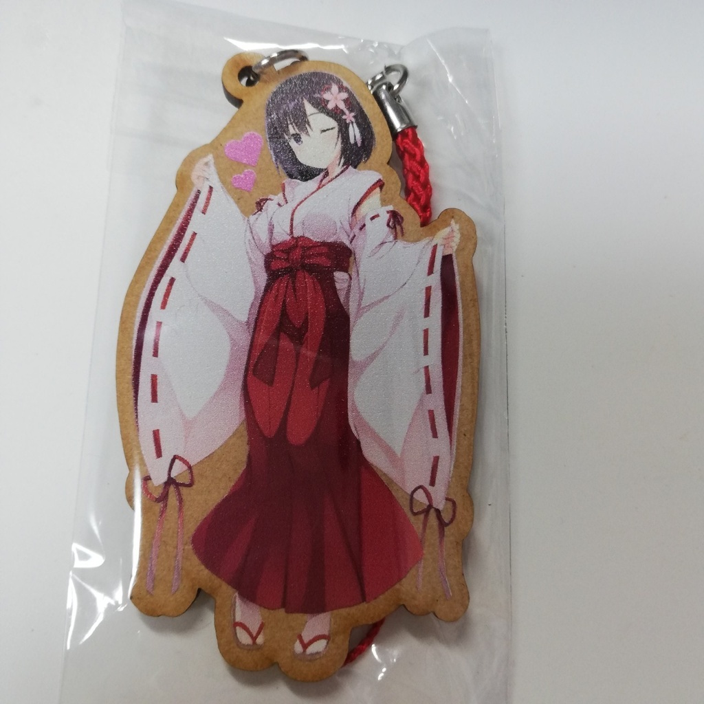 ななみこ木製キーホルダー