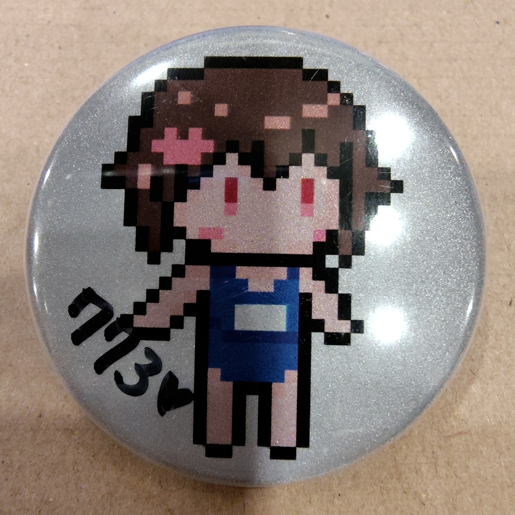 【完売】スク水反"射"缶バッジ