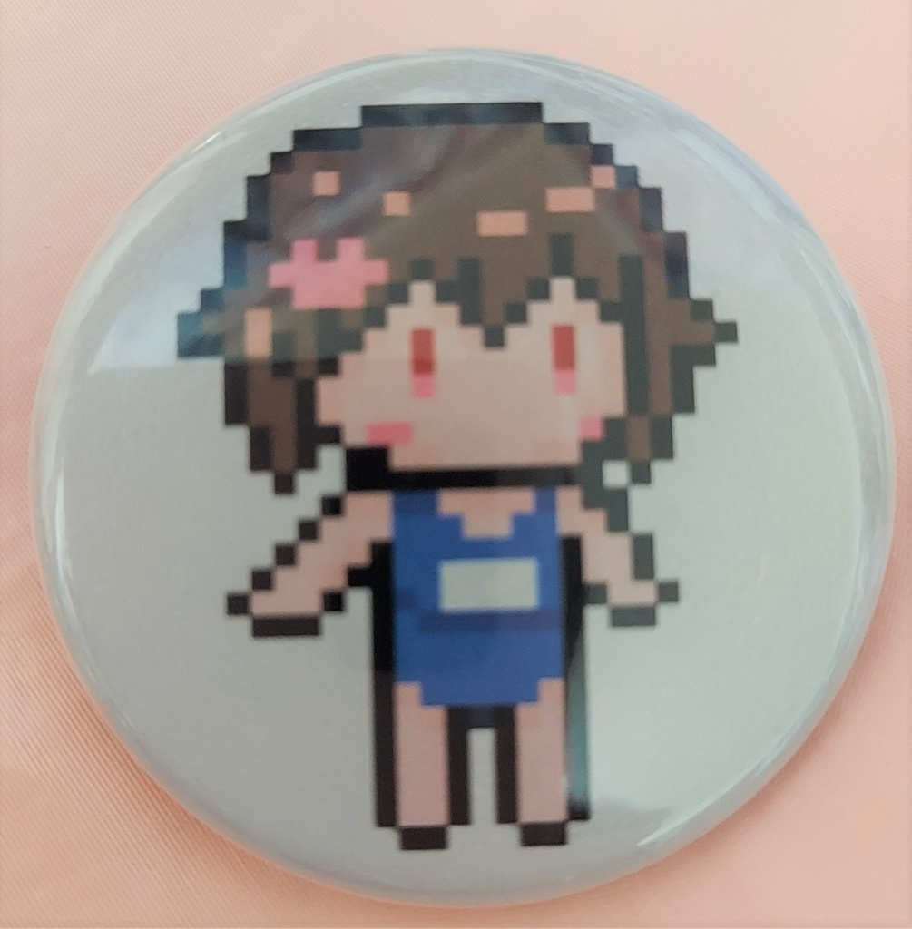 スク水反"射"缶バッジ