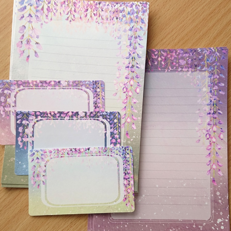 藤の便せん＆封筒