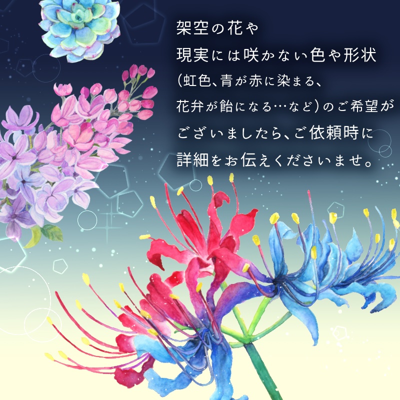 【依頼制作】水彩花素材