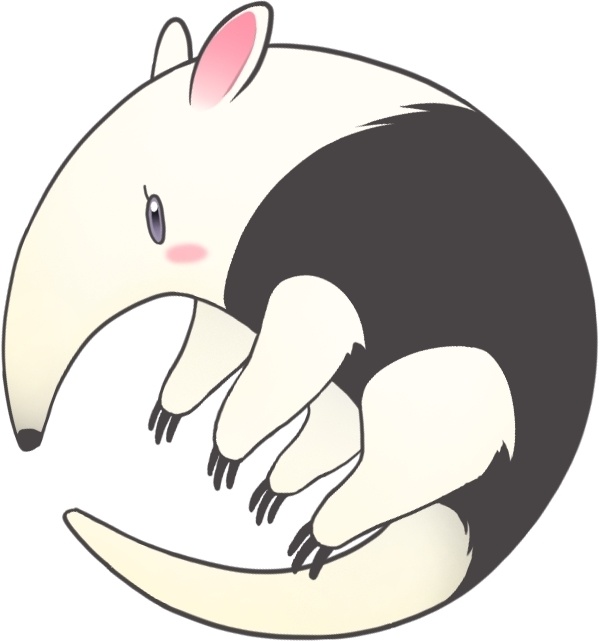 作業といっしょアリクイアクキー