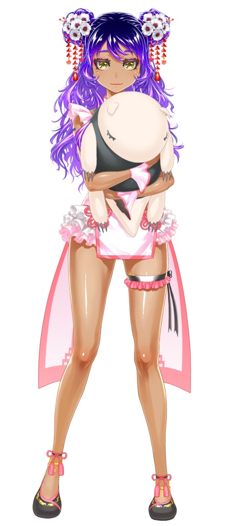 作業進アクリルフィギュア!-チャイナレオタードver.-