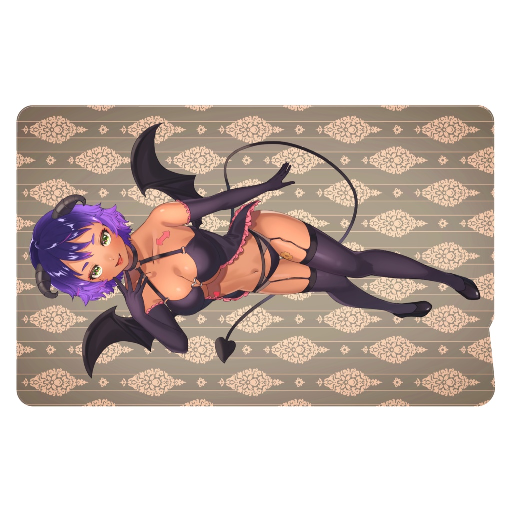 【ハロウィン仕様】作業進ICステッカーver.サキュバス