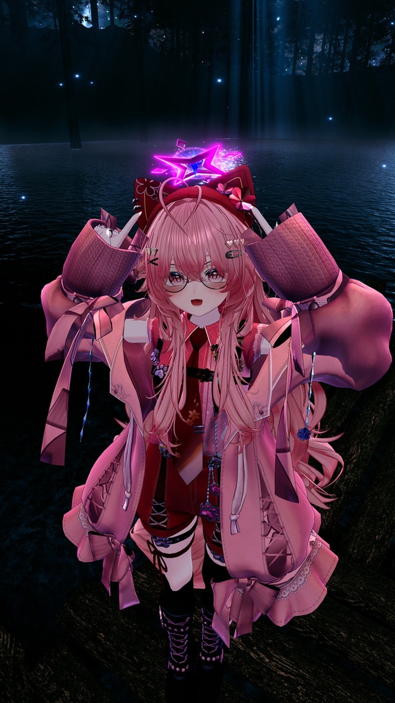 【無料キャンペーン】星空のドームに変化するヘイロー AngelStar Halo【MA対応 / AudioLink・PhysBoneギミック / シェーダー】
