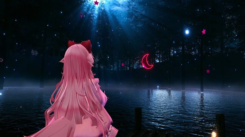 【無料キャンペーン】星空のドームに変化するヘイロー AngelStar Halo【MA対応 / AudioLink・PhysBoneギミック / シェーダー】