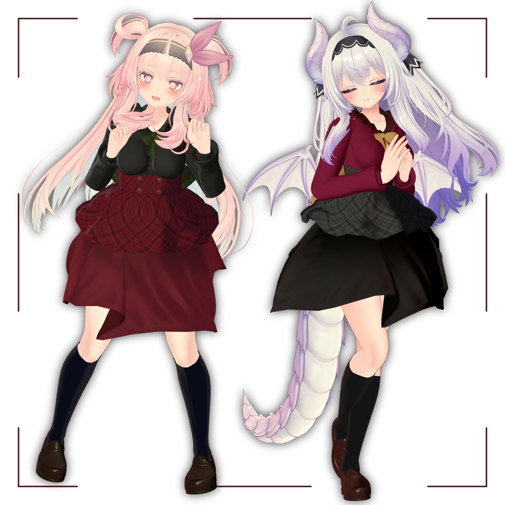 【複数アバター対応衣装】BerryNoir【MA対応・設定済み】