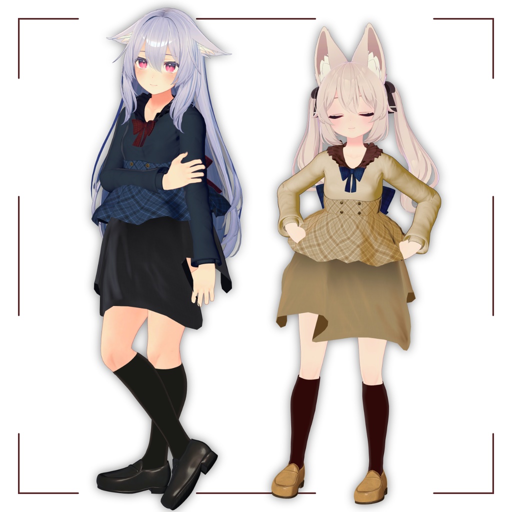 【複数アバター対応衣装】BerryNoir【MA対応・設定済み】