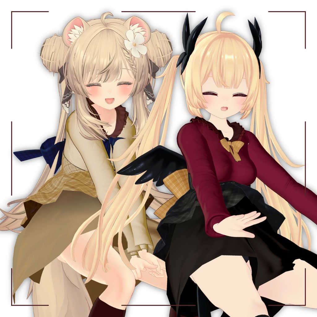 【複数アバター対応衣装】BerryNoir【MA対応・設定済み】