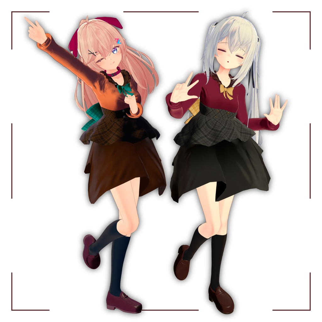 【複数アバター対応衣装】BerryNoir【MA対応・設定済み】