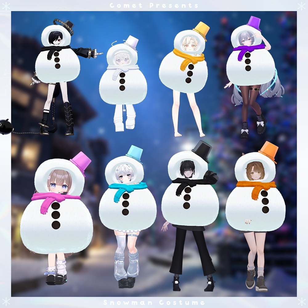 🎊全品半額セール中🎊ゆきだるまのきぐるみ⛄【雪パーティクル&雪合戦ギミック付き】