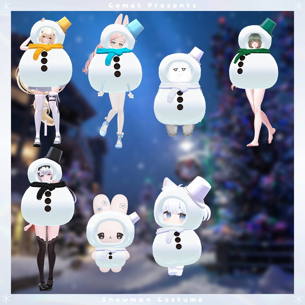 🎊全品半額セール中🎊ゆきだるまのきぐるみ⛄【雪パーティクル&雪合戦ギミック付き】
