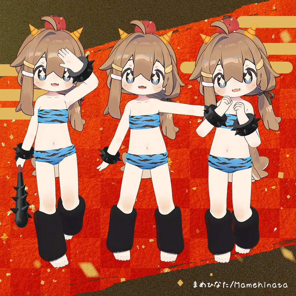 【MA対応】オニっ娘ポップ【まめふれんず/えも研対応】